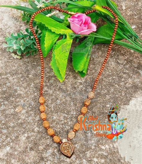 Beautiful Design Shri Radha Tulsi Locket Mala