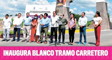 Inaugura Gobernador Cuauhtémoc Blanco tramo carretero en Temoac