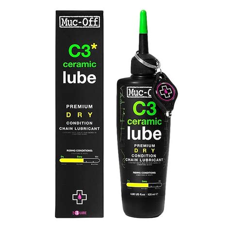 Lubrificante De Bicicleta Muc Off C3 Ceramic Lube Seco 120ml Bike Point