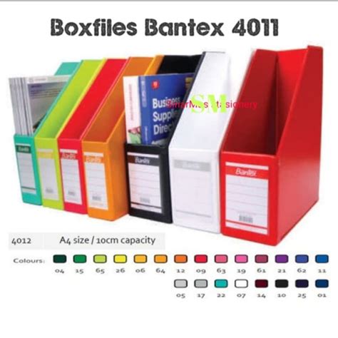 Jual BOXFILE BANTEX Magazine Files 4011 Dokumen Organizer Folio 10