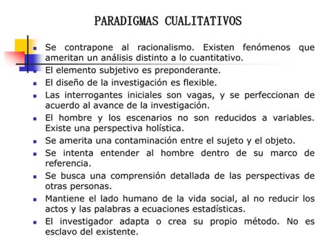 Diapositivas Paradigmas Y Tipos De Investigaci N Pdf