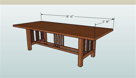 Dining Room Table Plans Woodworking