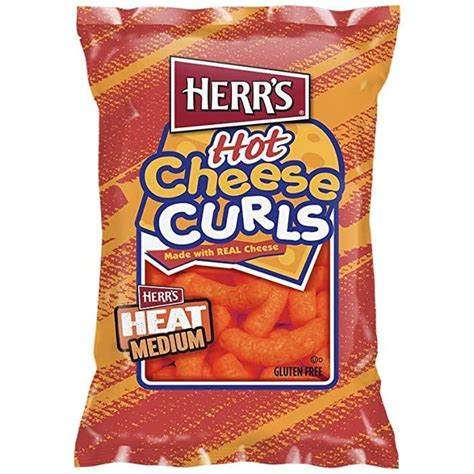 Herr S Hot Cheese Curls 7 Pack 1oz Walmart