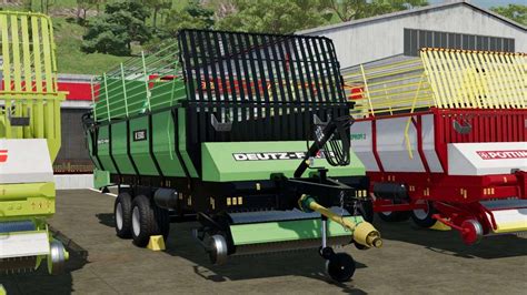 Old Tandem Loading Wagons V1 0 FS22 Mod Farming Simulator 22 Mod