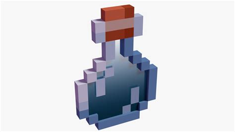 Minecraft Potion 3d Model Turbosquid 1927654