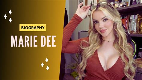 Marie Dee American Model Instagram Influencer And Youtuber Star Bio