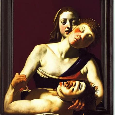 Judith Slaying Holofernes By Artemisia Gentileschi Stable Diffusion