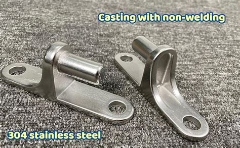 Insaga Stainless Steel Wall Mount Flat Back Gate Hinge For Chain