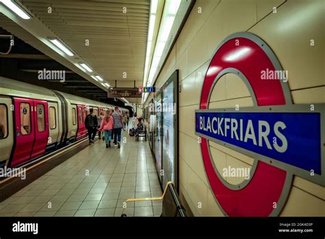 London September 2021 Blackfriars London Underground Station