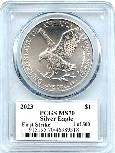 2023 MS70 FS PCGS $1 American Silver Eagle Thomas Cleveland Bald Eagle ...