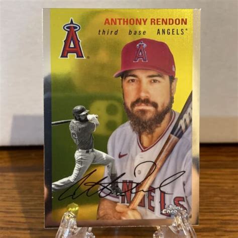 Topps Chrome Platinum Anniversary Anthony Rendon Angels Ebay