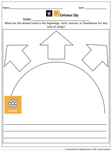 Free Origindetails Entrance Slip Kinder 12th Grade The Center