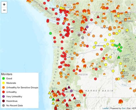 Statewide Smoke Forecast For Tuesday Through Thursday Aug 21 23 2018