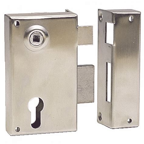 Serrure En Applique Verticale Inox Cylindre Européen 719 Devismes