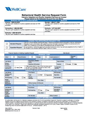 052220 PRO CARE CAID NA 2013 Behavioral Health Service Request IOP OP