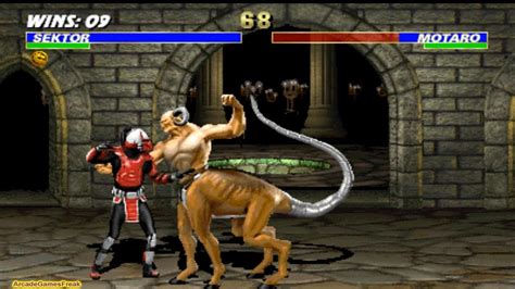 Ultimate Mortal Kombat 3 Arcade Sektor Gameplay Playthrough Longplay