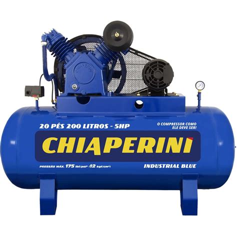 Compressor De Ar Chiaperini Pcm P S Litros Blue