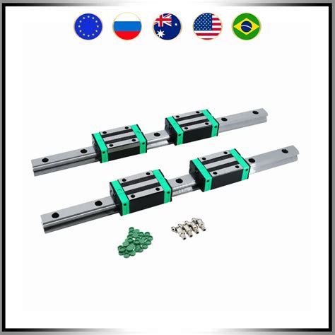 Cnc Guides Pcs Hgr Mm Linear Guide Rail Pcs Hgh Ca Hgw Cc