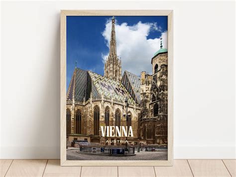 Vienna Retro Wall Art Vienna Canvas Vienna Photo Vienna - Etsy