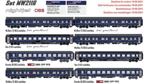 Ls Models Mw H Scale Piece Set Nightjet Youtube