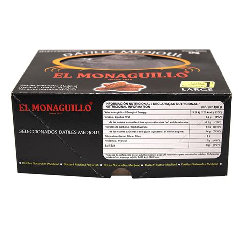 Datiles Medjoul Monaguillo Caja Negra Kg Frutas Coinsa