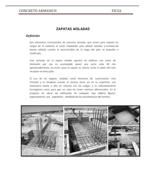 Pdf Zapata Aislada Cimentaciones Dokumen Tips