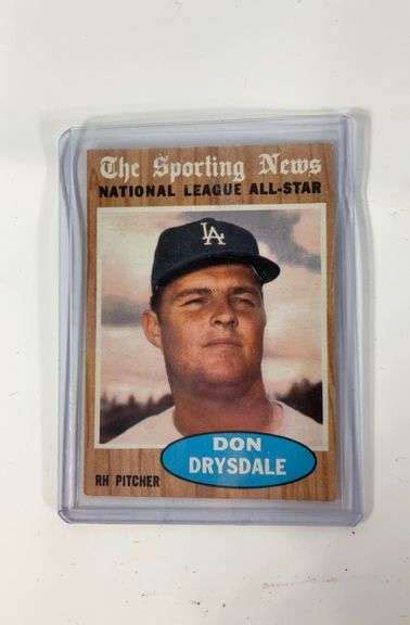 Topps Don Drysdale Hash Auctions