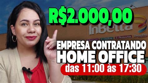 Empresas Contratando Home Office Trabalhar Em Casa Como Auxiliar