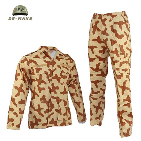 Kuwait Military Ghq Desert Camouflage Acu Nylon Cotton Ripstop Fabric