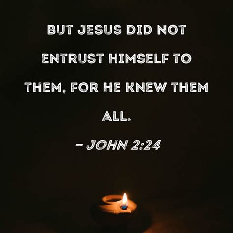 Who Knew He Was Jesus