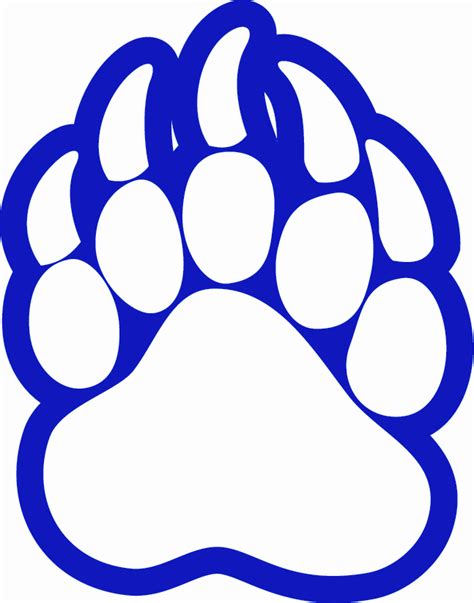 Grizzly Bear Paw Logo