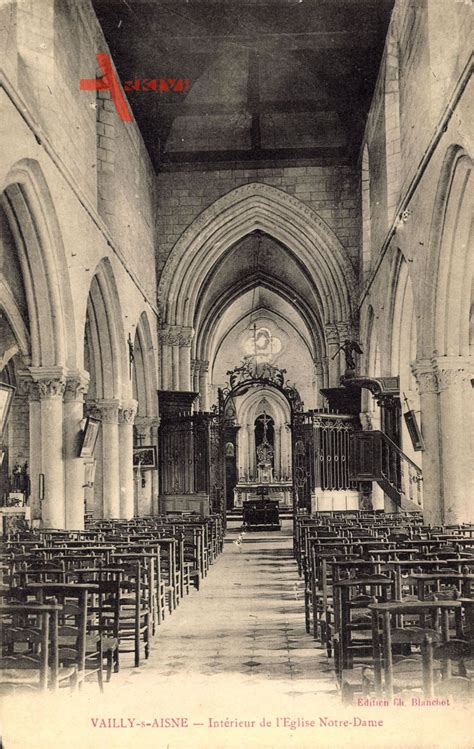 Vailly Sur Aisne Interieur De L Eglise Notre Dame Gebetsb Nke Altar Xl