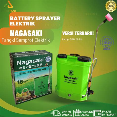 Jual Tangki Semprot Sprayer Elektrik Nagasaki L Terbaru