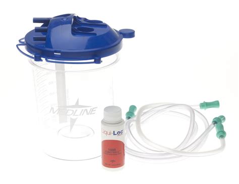 Rigid Suction Canister With Tubing And Solidifier Medline