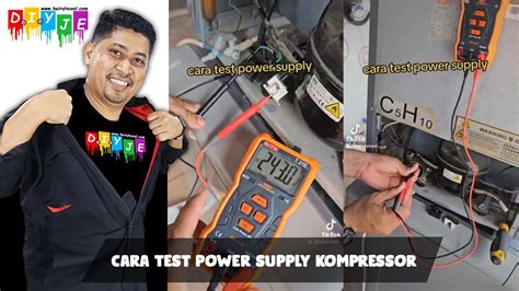 CARA TEST POWER SUPPLY KOMPRESSOR YouTube