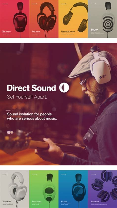Direct Sound Branding, Web, and Packaging