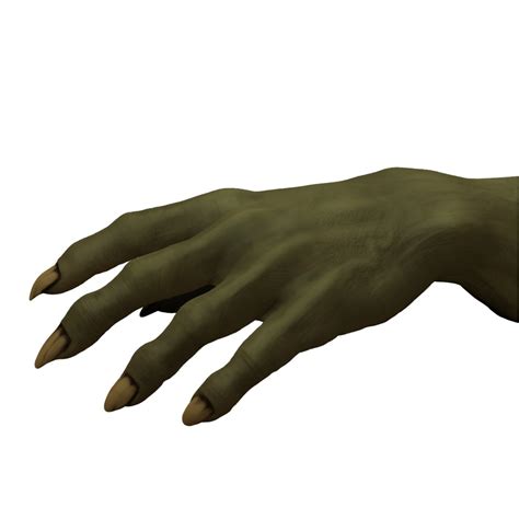 Free Orc Hand 3d Model