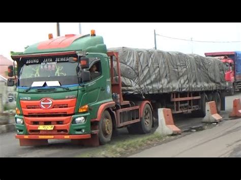 KONVOY TRUCK TRAILER GANDENGAN TRONTON PANJANG PANTURA HINO 500