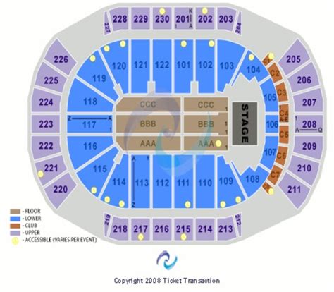 Gila River Arena Tickets In Glendale Arizona Gila River Arena Seating