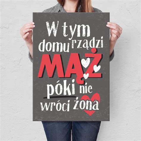 Plakat Metalowy Plakat Metalowy W Tym Domu Rz Dzi M Steelposter