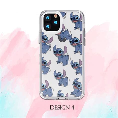 Stitch Iphone 14 Case Disney Iphone 11 12 13 Case Galaxy Note Etsy