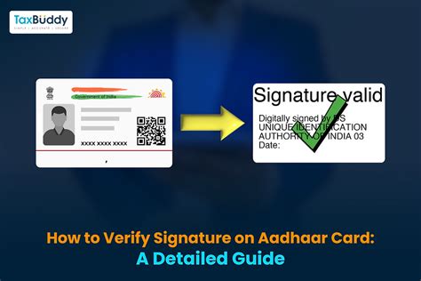 How To Verify Signature In Aadhar Card A Detailed Guide