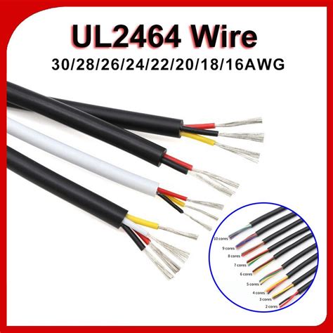 UL2464 Sheathed Wire Cable 28 26 24 22 20 18 16 AWG Copper Signal Cable