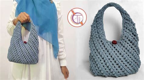 Tutorial Tas Rajut Cantik Mudah Untuk Pemula Crochet Easy For