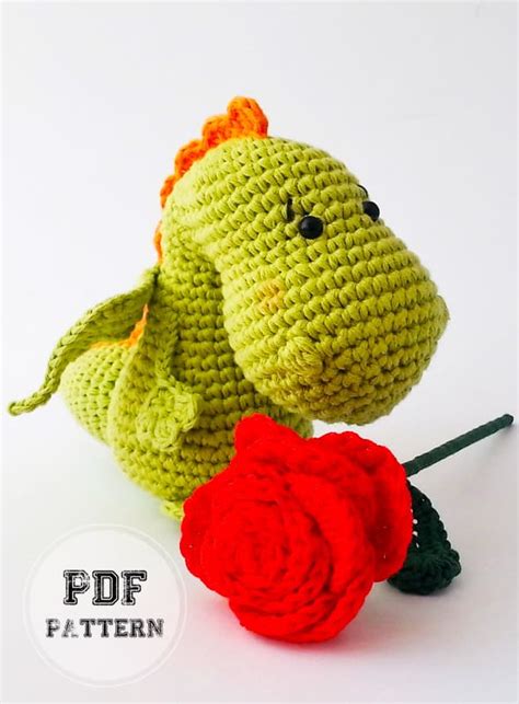 Crochet Baby Dragon For Beginner Pdf Amigurumi Pattern