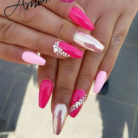 Glam Nails Fancy Nails Bling Nails Glitter Nails Cute Nails My