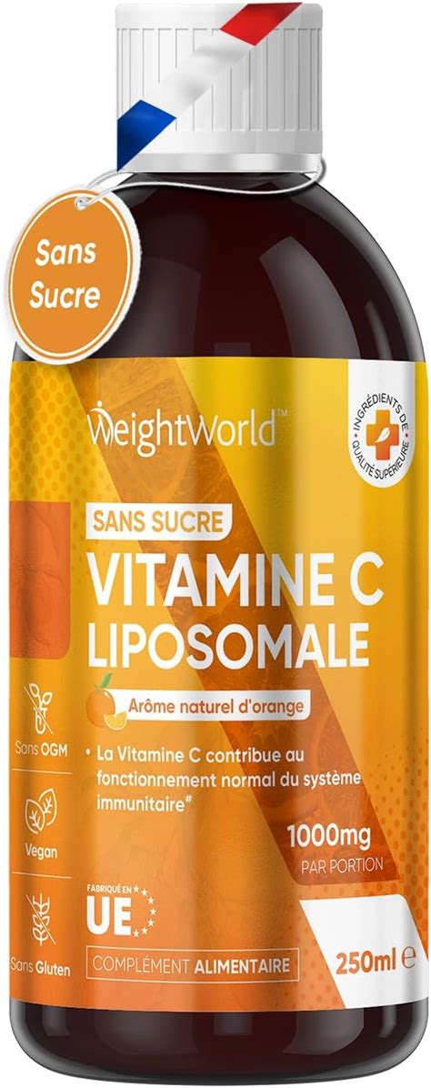 Vitamine C Liposomale Liquide Ml Vit C Vegan Go T Orange Sans