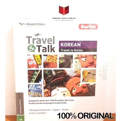 Jual Buku Belajar Bahasa Korea Travel And Talk Korean Cd Audio