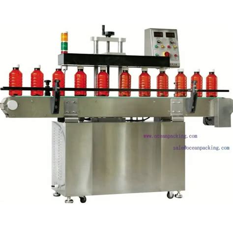 Plastic Bottle Cap Sealer Machine With Water Cooling System