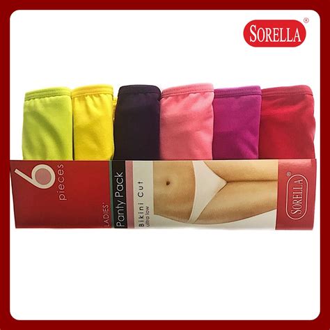 SORELLA 6in1 Bikini Panty Pack Nsb001 Fashion Womens Underwear Panty Lazada PH